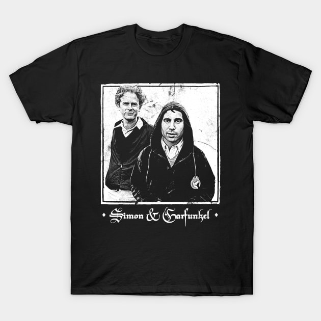 † Simon & Garfunkel --- Vintage Faded-Style Aesthetic † T-Shirt by DankFutura